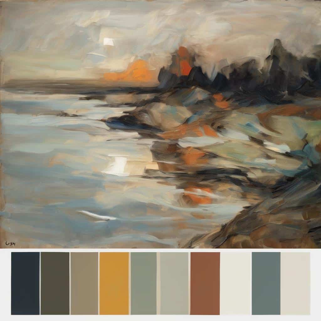 Οπτικά έργα τέχνης και κοινωνική επιρροή καλλιτεχνών σε τοπία και ακτές.